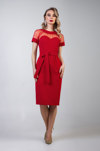 Платье MARIKA 357 красный - фото 1
