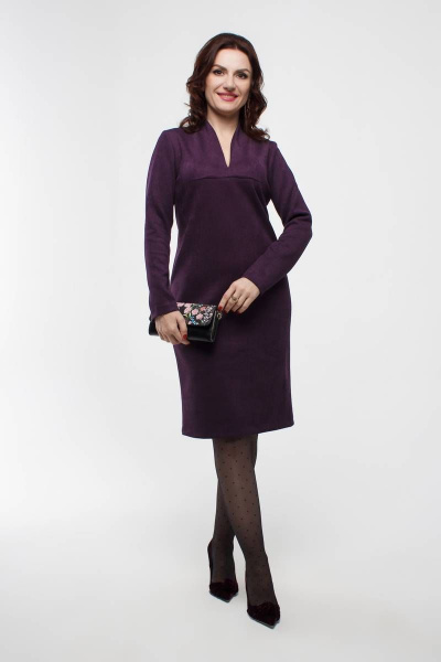 Платье Дорофея 540 фиолетовый - фото 1