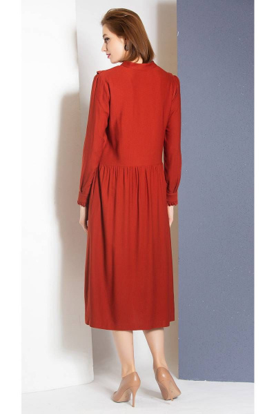 Платье Ivera 718 красно-коричневый - фото 3