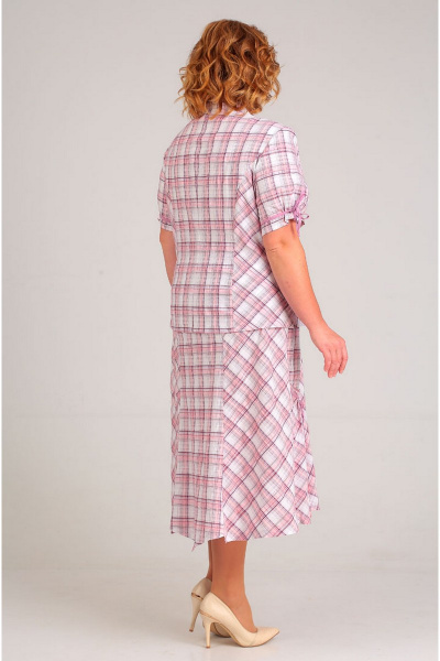 Блуза, юбка Таир-Гранд 1031 розовый - фото 2
