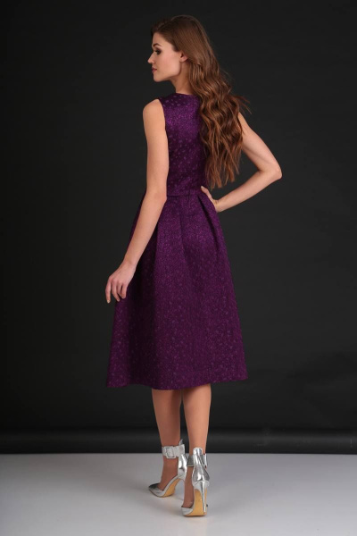 Платье Viola Style 0807 фиолетовый - фото 7