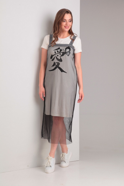 Платье, сарафан Диомант 1321 молочный - фото 1