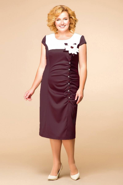 Платье Romanovich Style 1-916 баклажан - фото 2