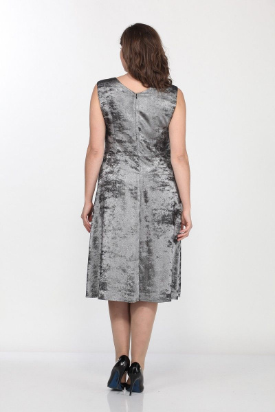 Платье, туника Lady Style Classic 2208 черный-серый - фото 4