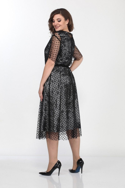 Платье, туника Lady Style Classic 2208 черный-серый - фото 3