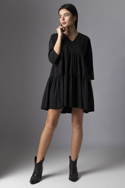 Платье VIZAVI 636 черный - фото 2