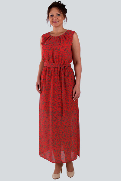Платье Zlata 4191 красный - фото 1