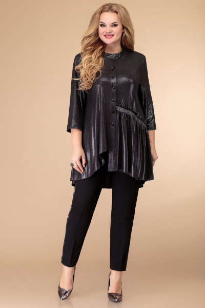 Блуза, брюки Svetlana-Style 1360 черный_блеск - фото 1