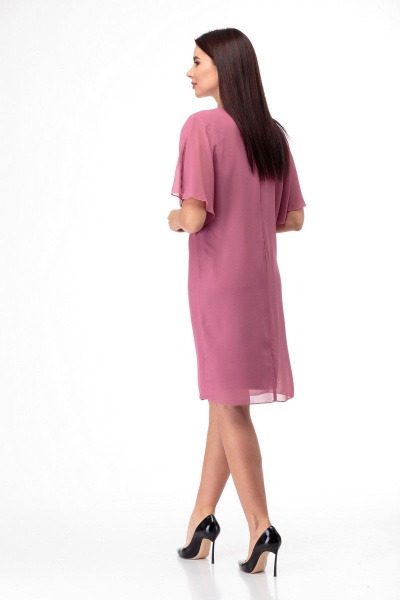 Платье Anelli 139 розовый - фото 4