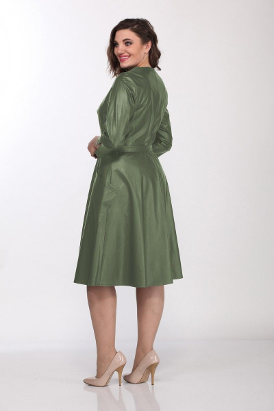 Платье Lady Style Classic 1943/5 зеленый - фото 2