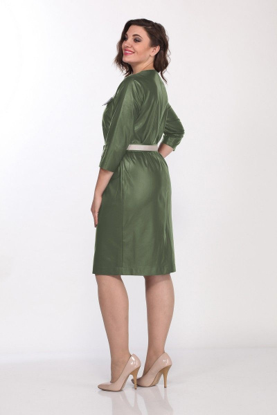Платье Lady Style Classic 1970/5 зеленый - фото 2