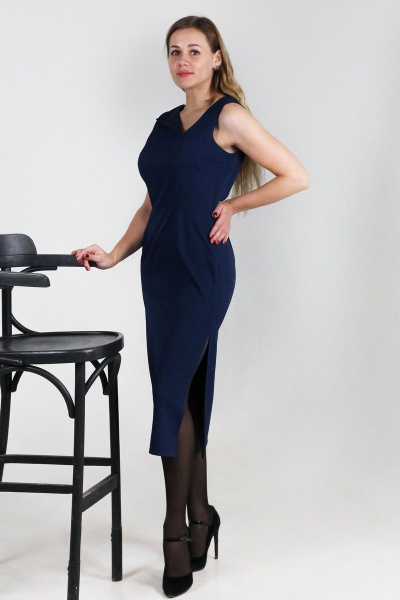 Платье VG Collection 427 синий - фото 2