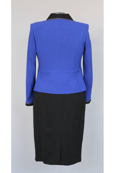 Жакет, юбка Pama Style 688 синий - фото 2