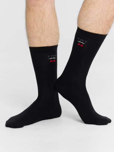 Носки Mark Formelle 017K-2252/22017K-4 черный_рис.2252 - фото 1