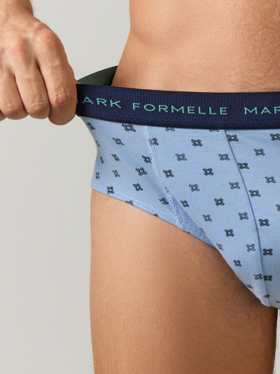 Трусы Mark Formelle 411170/24-4589П-5 геометрия_на_пыльно_голубом1 - фото 7