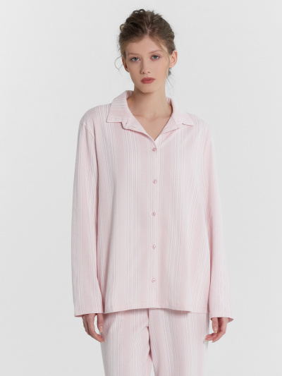 Блуза, брюки Mark Formelle 592462/24-30413ПП-5 белая_полоска_на_нежно_розовом - фото 10