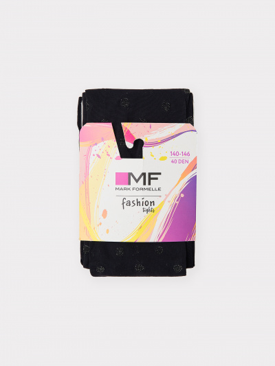 Колготки Mark Formelle 728PA-1949/B3-22728PA черный_000К_Крашение_полиамид.изделий_(колготки) - фото 3