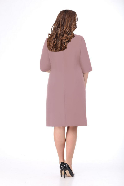 Платье VOLNA 1170 пудрово-розовый - фото 2