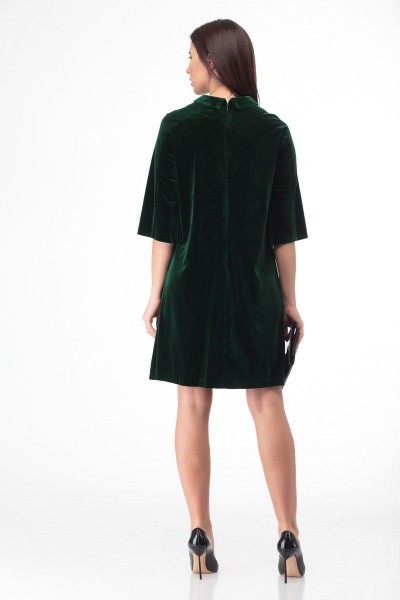 Платье Anelli 619 зеленый - фото 8