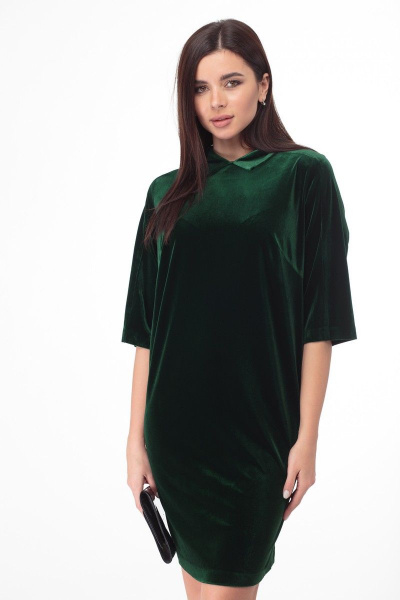 Платье Anelli 619 зеленый - фото 7