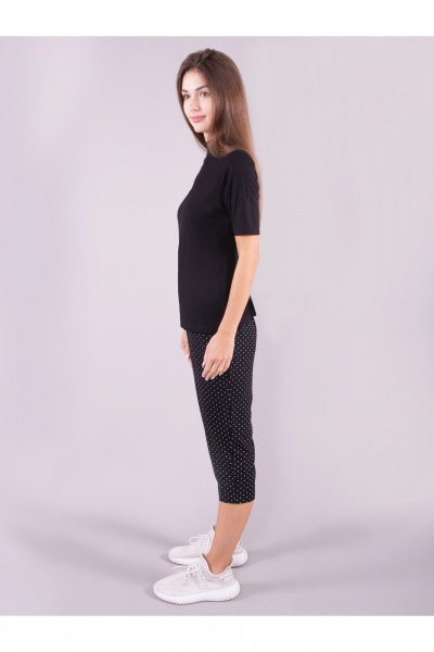 Капри 8 Марта 144680- 5С5129Д40-158,164 набивной_черный - фото 5