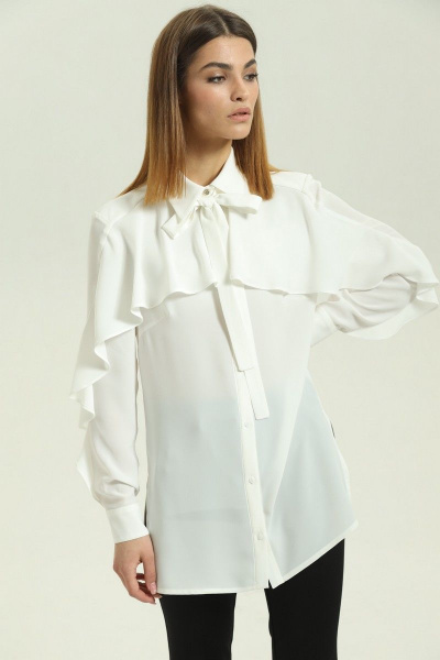 Блуза VLADINI BL0309 белый - фото 1