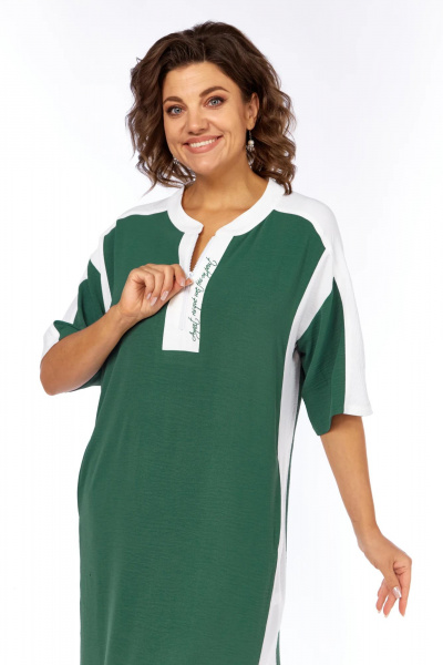 Платье Диомант 2068 зелёный - фото 11