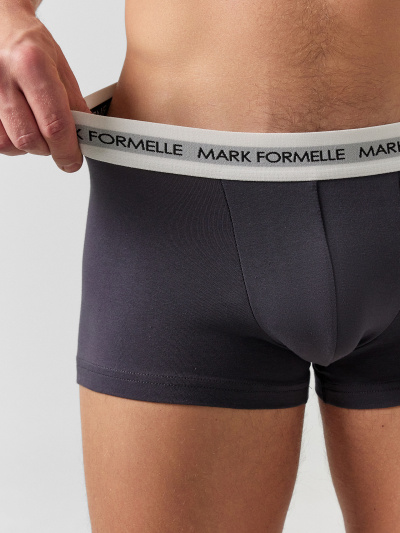 Трусы Mark Formelle 411124-2/25-5183П-5 графит_треугольники_на_черном - фото 4