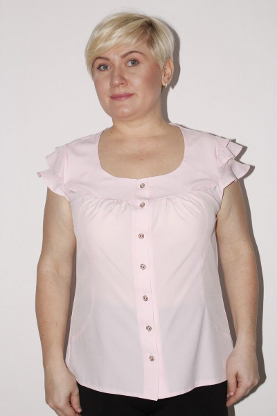 Блуза MIRSINA FASHION 12332121 розовый - фото 1