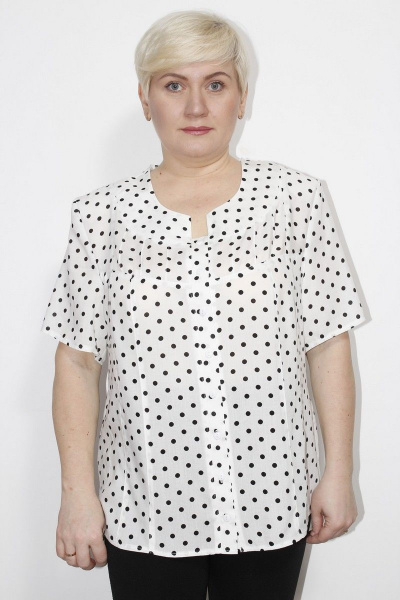 Блуза MIRSINA FASHION 12362020/2 белый - фото 1