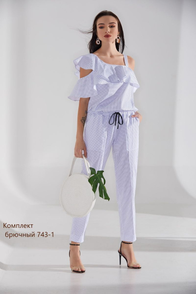 Блуза, брюки NiV NiV fashion 743/1 - фото 2