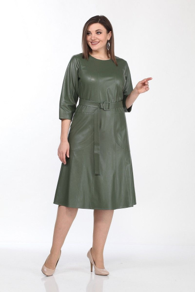 Платье Lady Style Classic 2254 зеленый - фото 1