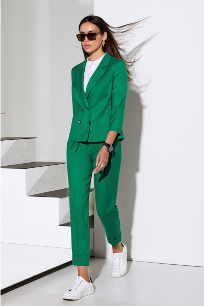 Блуза, брюки, жакет Lissana 4056  зеленый - фото 1