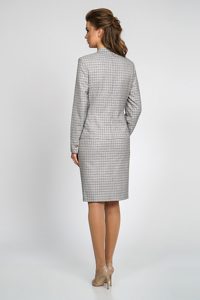 Блуза, жакет, юбка Alani Collection 753 серый - фото 3
