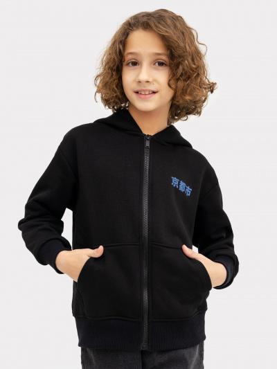 Толстовка Mark Formelle 363332/22/24167П-7П черный_печать_1_сл_на_пол_4_сл_на_спинке - фото 21