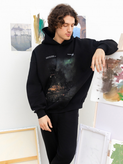 Худи Mark Formelle 121816/24-3609П-7П черный_печать_3_сл_на_пол_1сл_на_спинке_1сл_внутр._ - фото 35