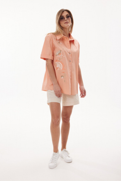 Шорты NiV NiV fashion 417 кремовый - фото 3