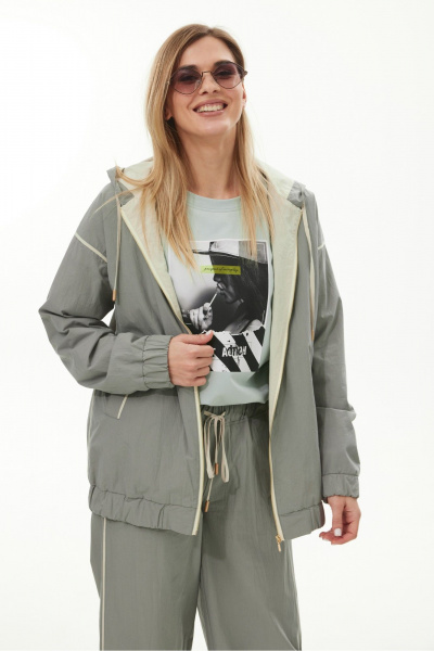 Бомбер, брюки NiV NiV fashion 420/1 - фото 3
