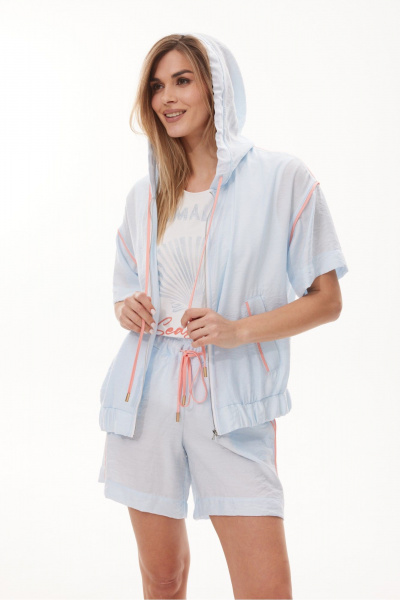 Шорты NiV NiV fashion 435 светло-голубой - фото 7