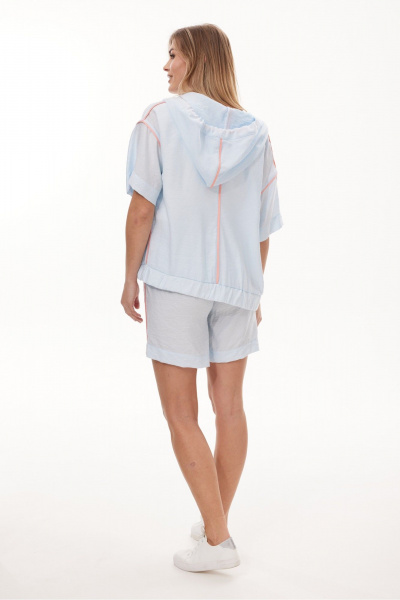 Шорты NiV NiV fashion 435 светло-голубой - фото 5
