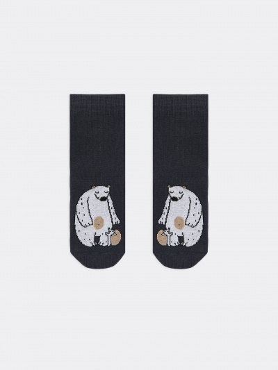 Носки Mark Formelle 504K-2137/B3-22504K графитовый_рис.2137 - фото 47