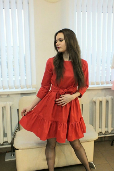 Платье Lady Smile 105 красный - фото 2