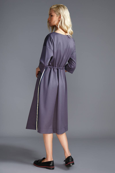 Платье LaVeLa L1845 фиолетовый - фото 2