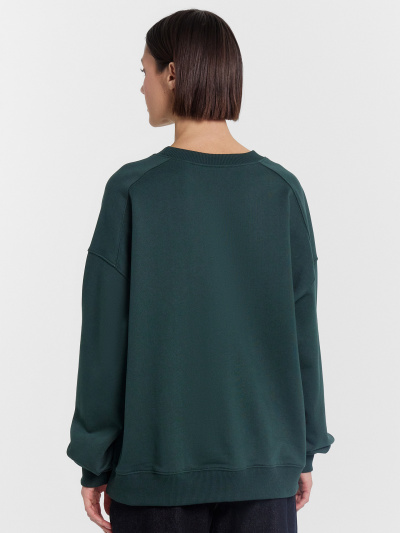 Свитшот Mark Formelle 122969/24-30489П-7 т.зеленый_печать_3_сл_на_пол - фото 39