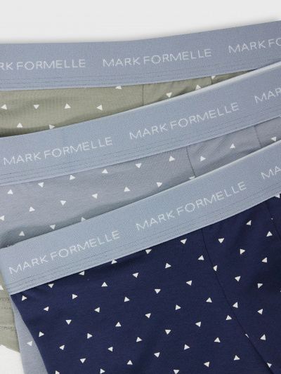 Трусы Mark Formelle 411124-3/25-5136П-5 треугольники_на_серо_зеленом_на_сизом_на_морском - фото 47