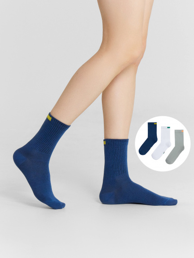 Носки Mark Formelle 444A-1937/B3-233444A джинсовый_св.оливка_белый_рис.1937 - фото 15