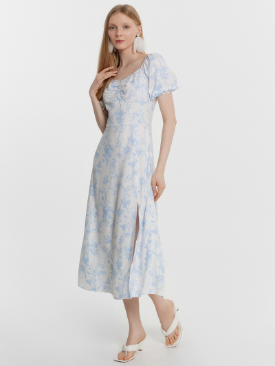 Платье Mark Formelle 152504/24-27338П-9 цветы_на_белом - фото 41