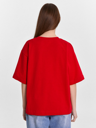 Футболка Mark Formelle 112961/24-29525П-0 багровый_печать_3_сл_на_пол - фото 24