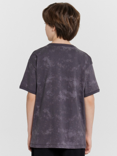 Футболка Mark Formelle 113448/24-32724ПП-0 серый_acid_wash_печать_3_сл_на_пол - фото 67