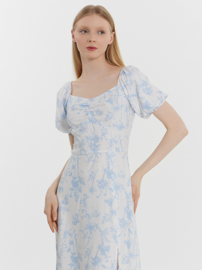 Платье Mark Formelle 152504/24-27338П-9 цветы_на_белом - фото 49